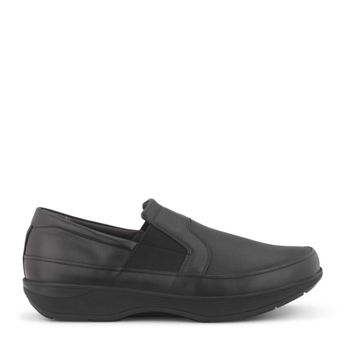 Lækker blød skind er der på denne New Feet herresko