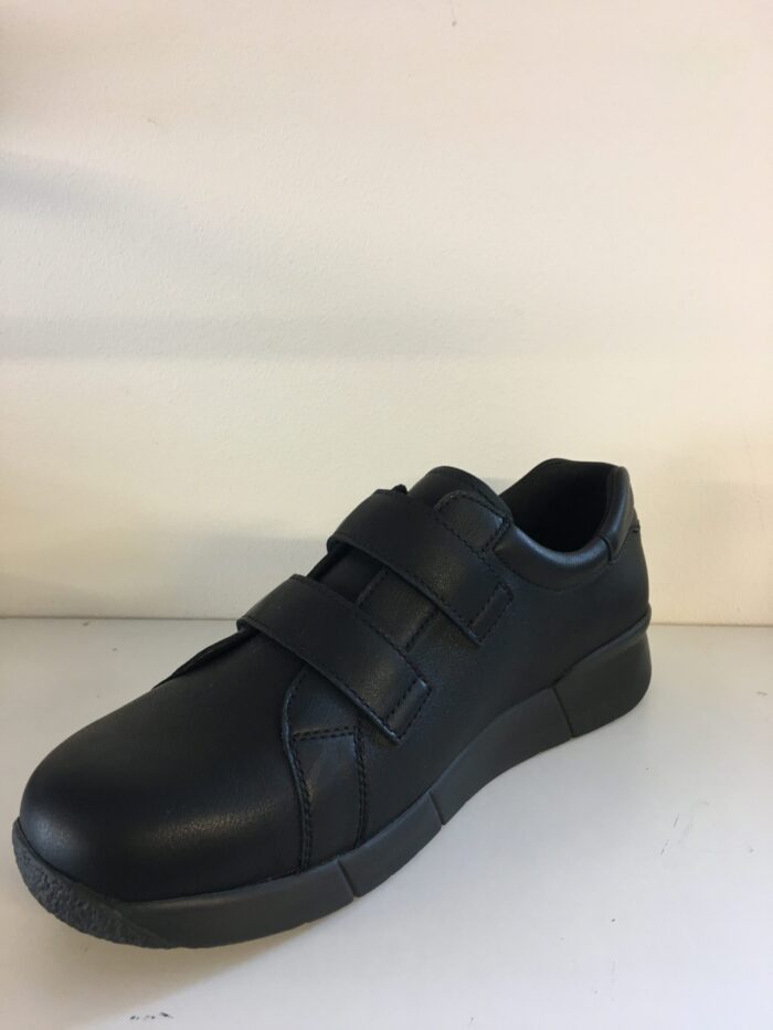 Berkemann velcro herresko, helt sort