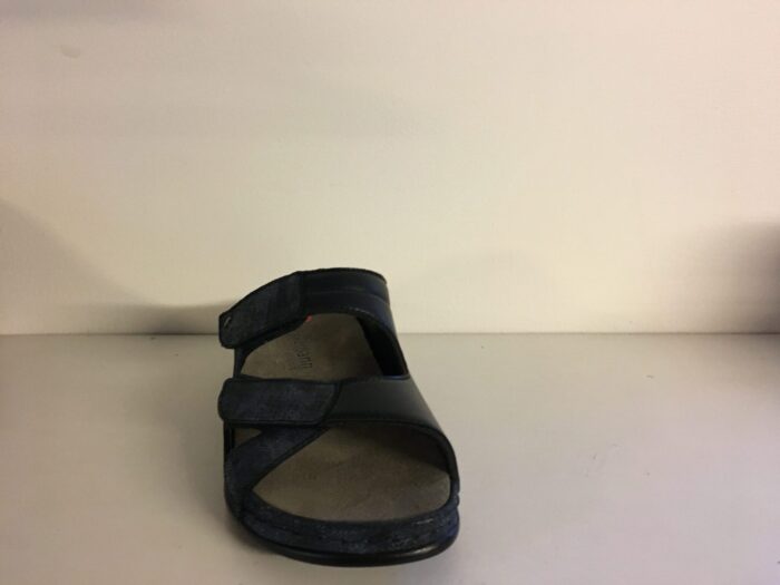 Berkemann sundhedssandal med blødt skind og velcro