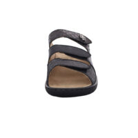 Solidus dame sandal med 3x velcro , set forfra