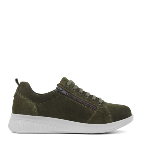 New Feet sneaker i grøn nubuck