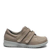 New Feet velcrosko i sandfarvet nubuck
