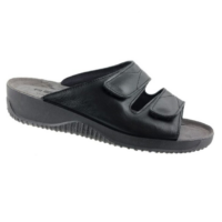 Rohde dame sandal sort med velcro