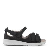 New Feet præget sort skind