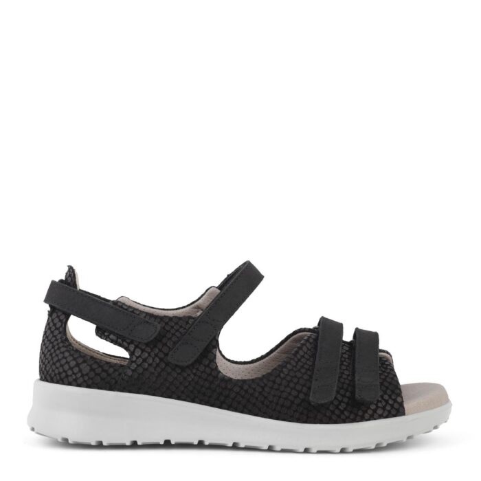New Feet præget sort skind
