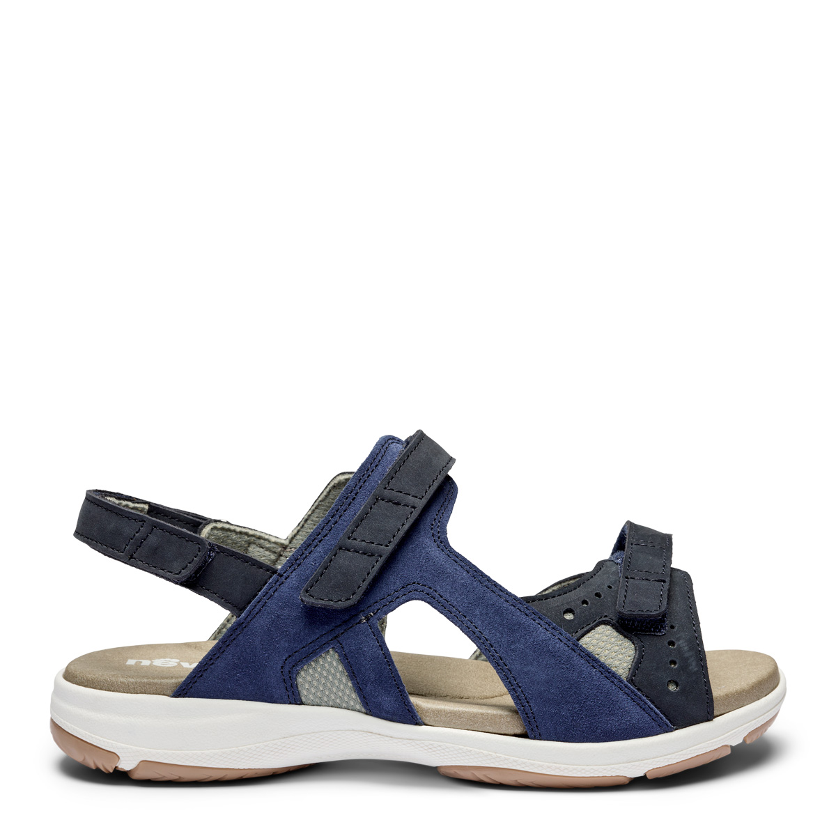 New Feet sportssandal i 2 nuancer af blå