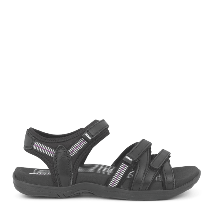 Green Comfort Corsica sandal i sort