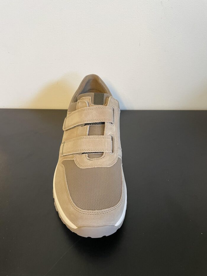 Gabor plus herre velcrosko, mesh og nubuck