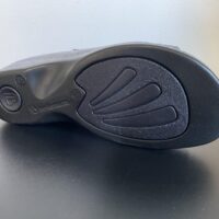 Berkemann damesandal i grå skind, sål