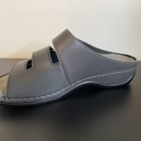 Berkemann damesandal i grå skind