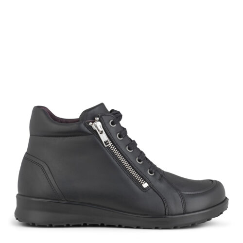 New Feet støvle i sort skind
