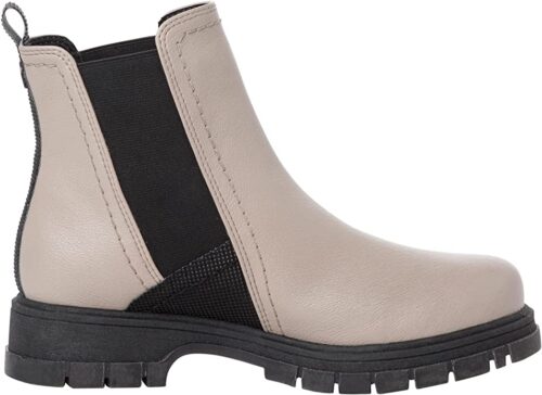 Marco Tozzi chelsea boot i sandfarve