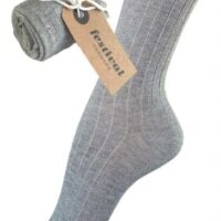 Festival bambus strømpe, lys grå