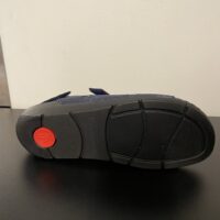 Berkemann sandal i blå nubuck