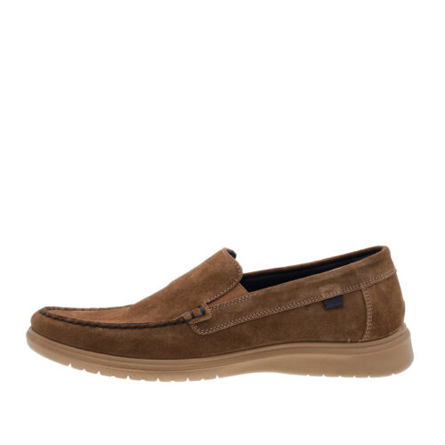 Ara herre loafer i brun ruskind