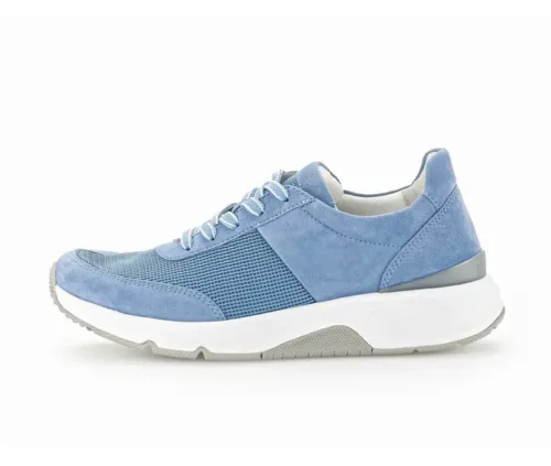 Rolling Soft blå sneaker med snørebånd