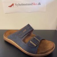 Fischer herre slippers i blå