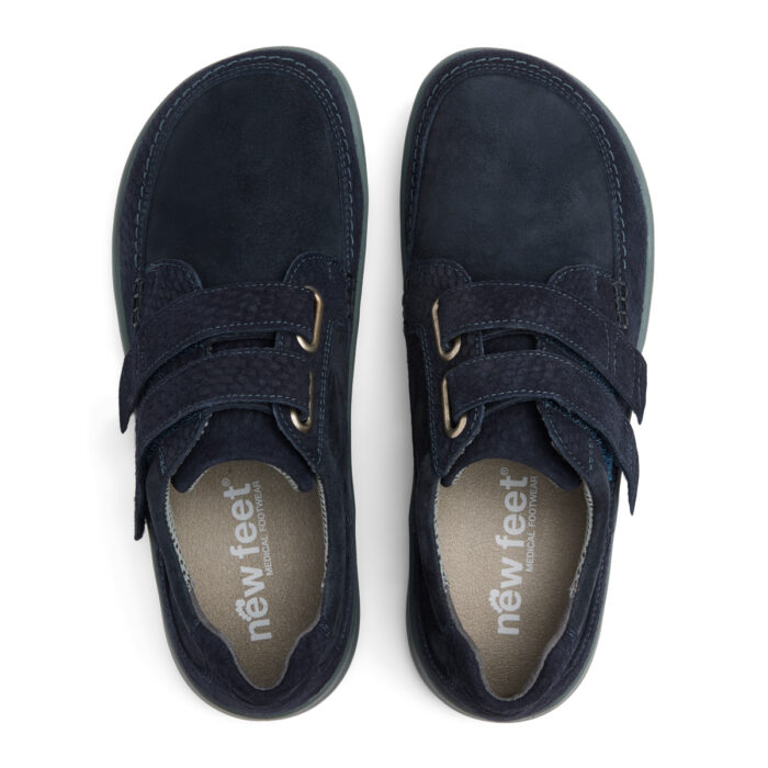 New Feet bred sko med velcrosko str. 36-43