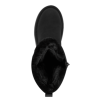 Tamaris lang bamsestøvle i sort
