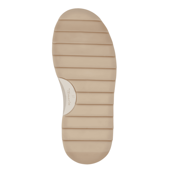 Tamaris lang bamsestøvle i beige