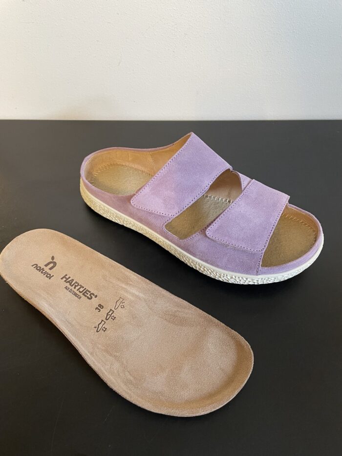 Hartjes nikkel og kromfri slippers, med udtagelig indersål