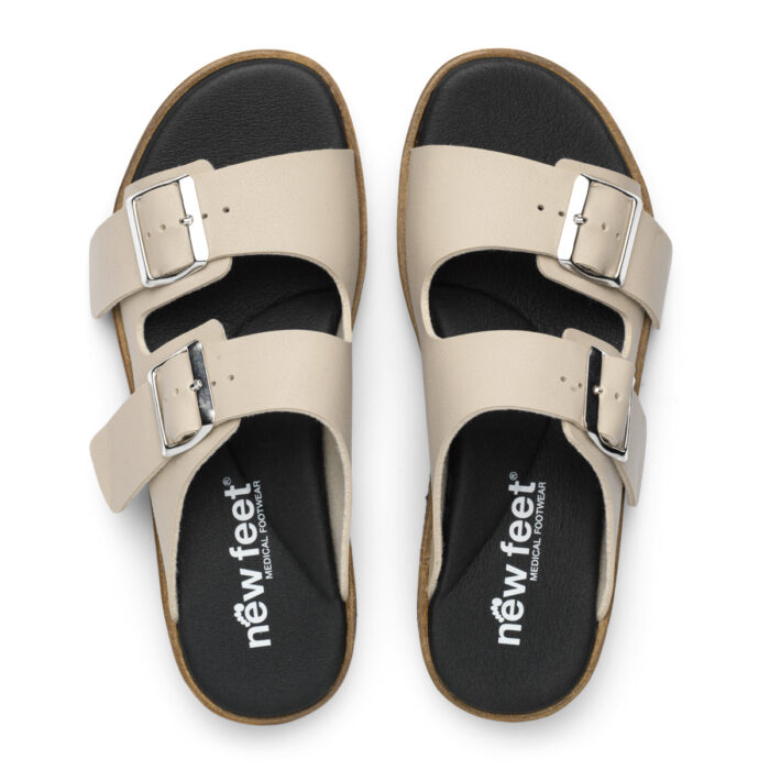 New Feet 202-68 slippers i sand 635