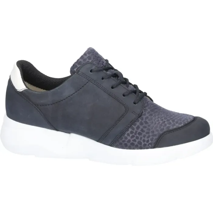 Waldläufer dame sneaker i mørkeblå