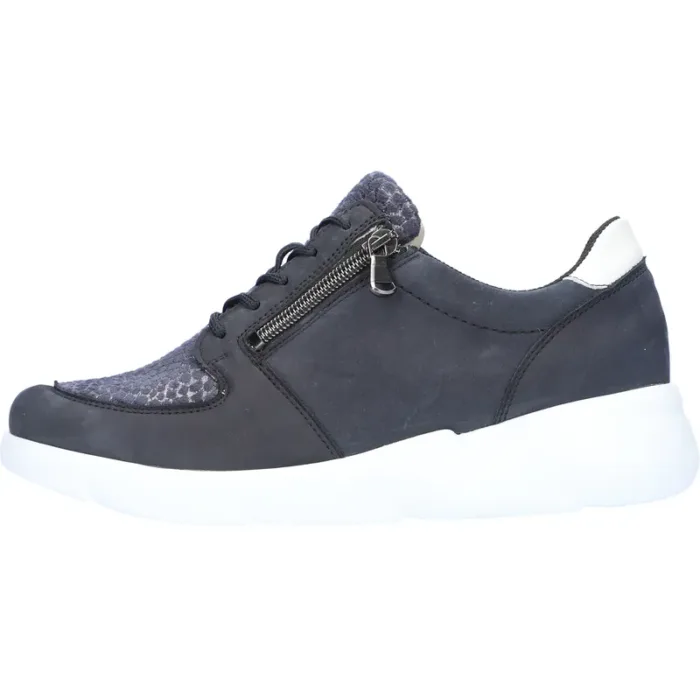 Waldläufer dame sneaker i mørkeblå