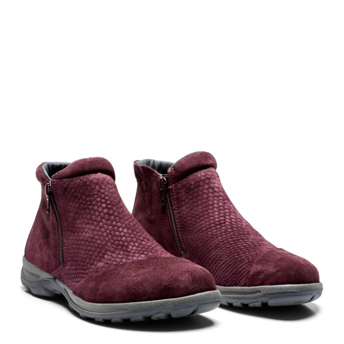 New Feet kort støvle med lynlås i siden