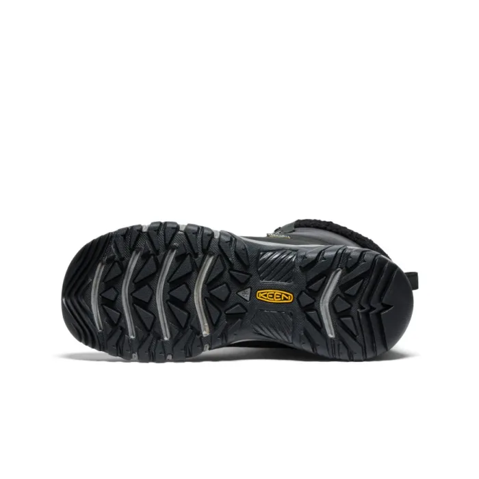 Keen dame vandrestøvle i sort nubuck og nylon.