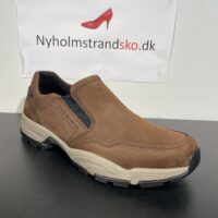 Plus Gabor herre loafer i brun nubuck