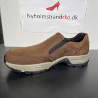 Plus Gabor herre loafer i brun nubuck