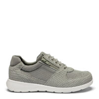 New Feet grå sneaker med lynlås og snøre