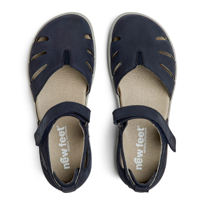 New Feet sandalsko i blå nubuck