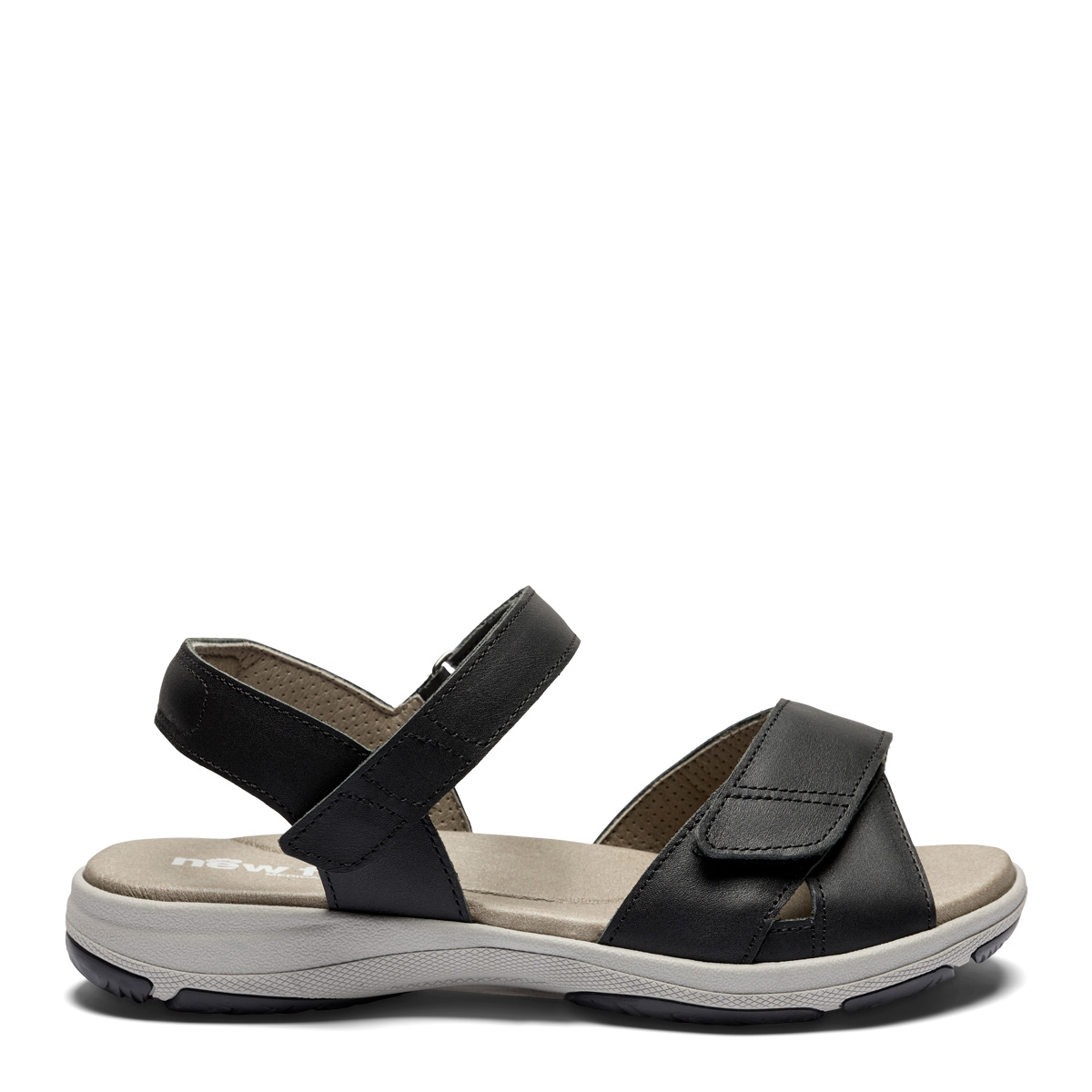 New Feet sandal med krydsrem over tæerne