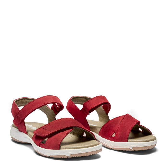 New Feet sandal med krydsrem over tæerne