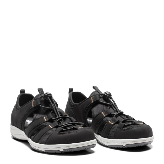 New Feet trave sandal sko i sort