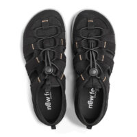 New Feet trave sandal sko i sort