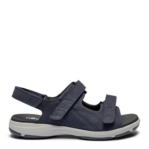 New Feet sandal i blå nubuck