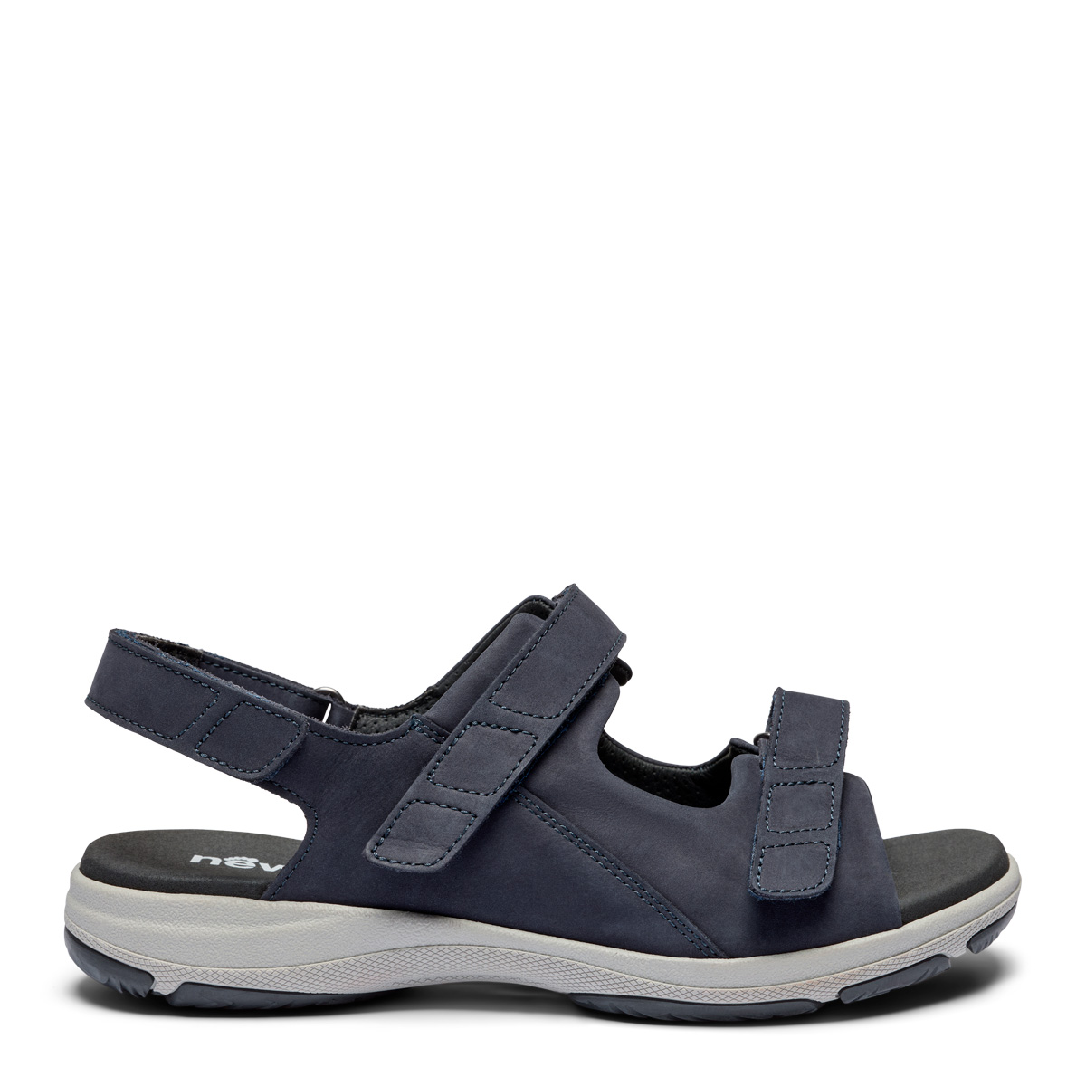 New Feet sandal i blå nubuck
