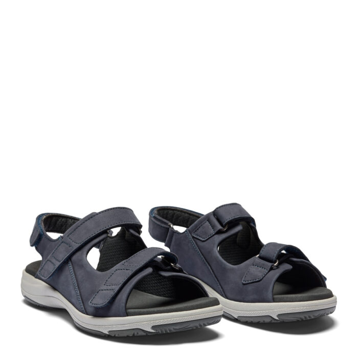 New Feet sandal i blå nubuck