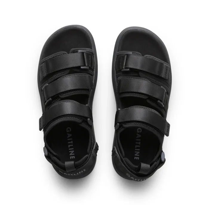 GaitLine Flow unisex sandal i sort