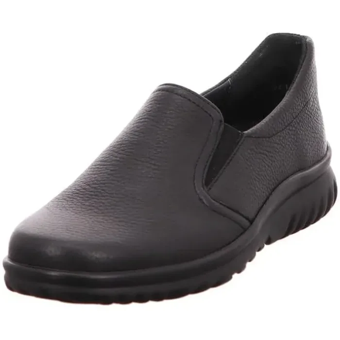 Semler hyttesko i sort skind