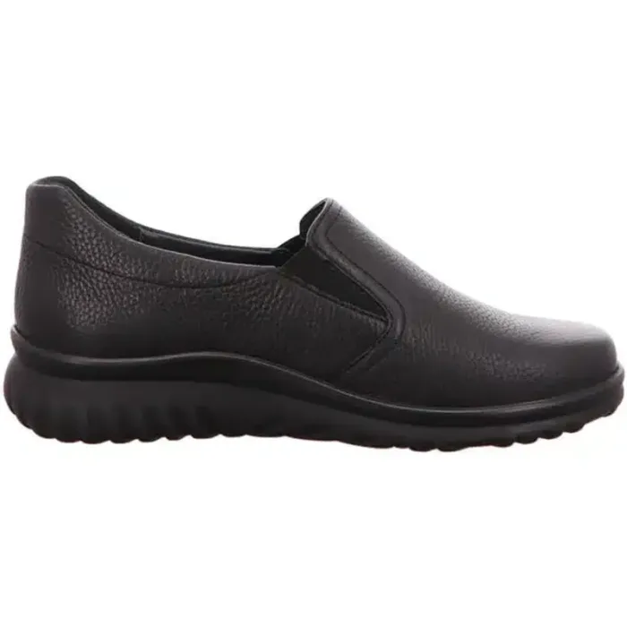 Semler hyttesko i sort skind