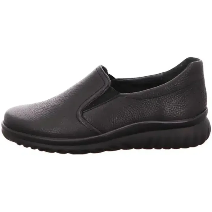 Semler hyttesko i sort skind