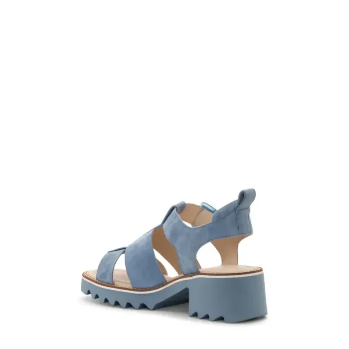 Ara lys blå sandal blok hæl