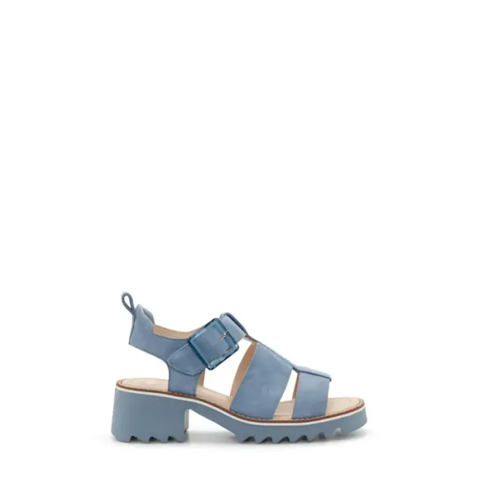 Ara lys blå sandal blok hæl