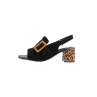 Ara sandal på leopard hæl