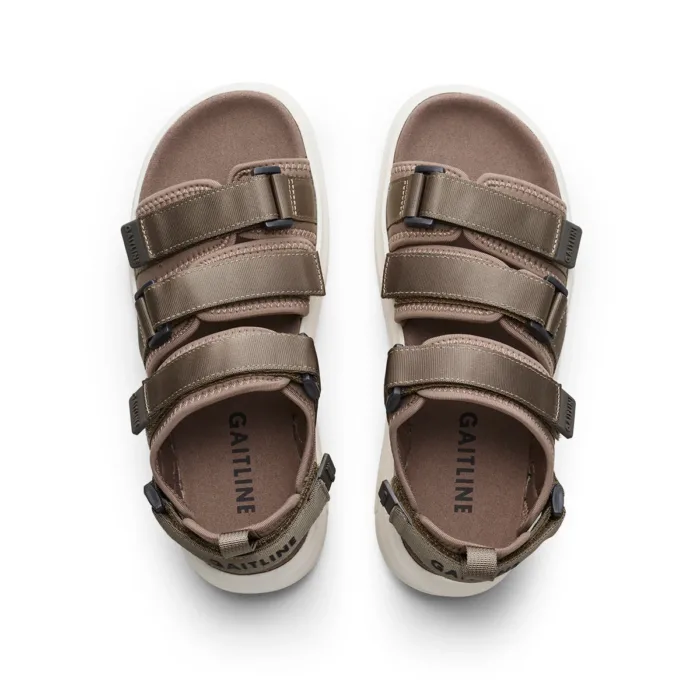 GaitLine Flow sandal i plum farve