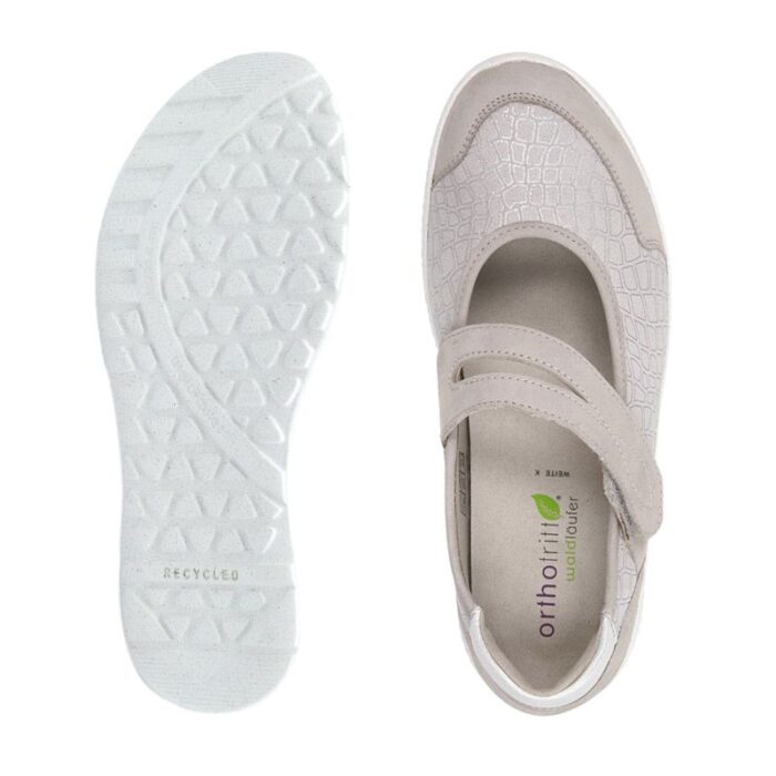 Waldläufer ballerina lys grå